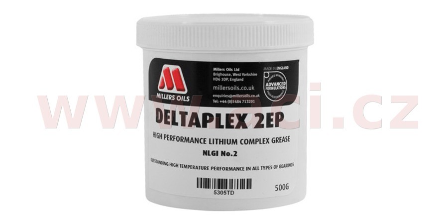 MILLERS OILS Deltaplex 2EP - odolné mazivo pro všeobecné použití včetně ložisek kol - 500 g
