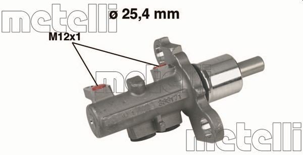 Hlavní brzdový válec METELLI 05-0402