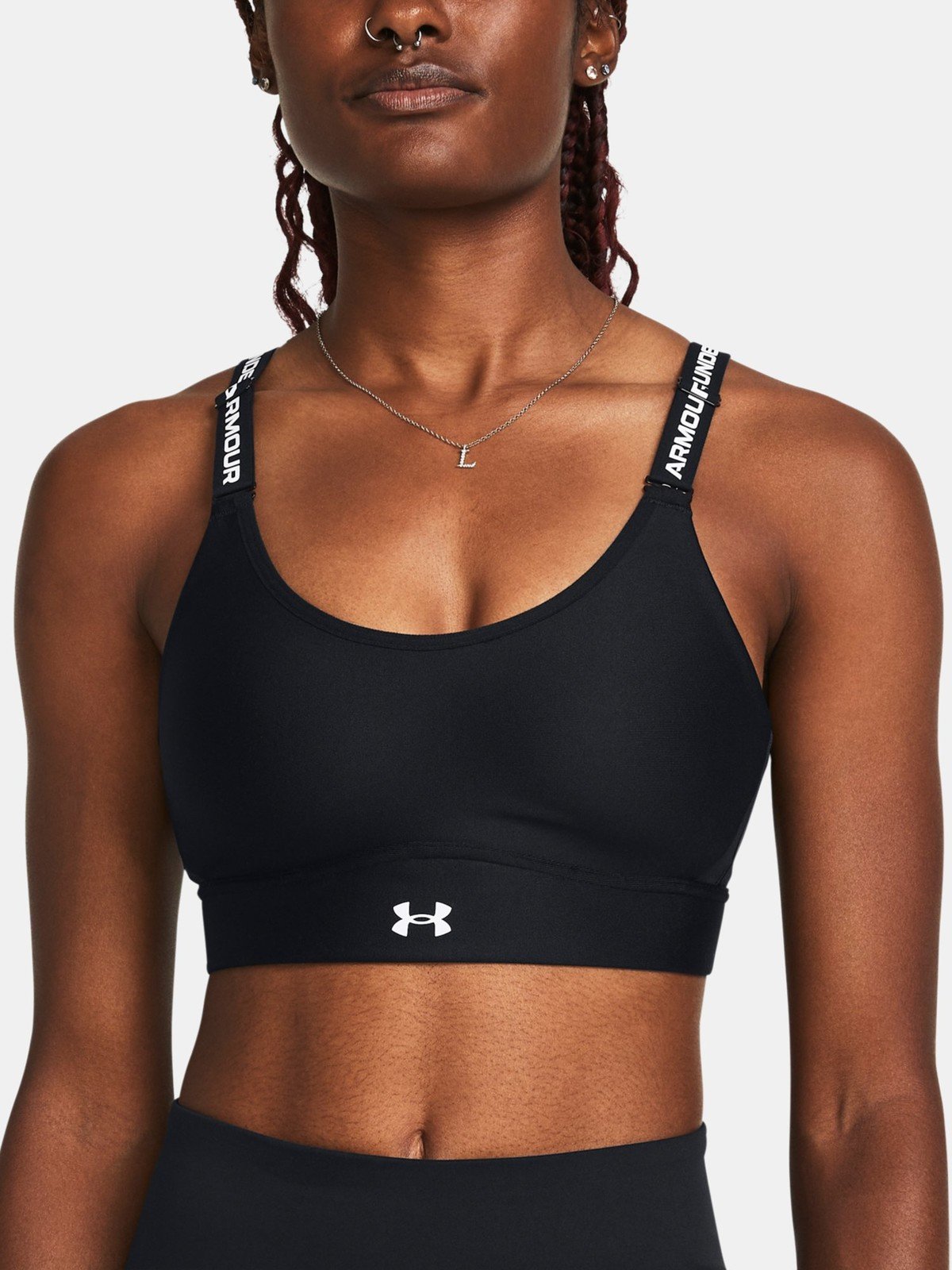 Under Armour Podprsenka UA Infinity Mid 2.0 Bra-BLK - Dámské