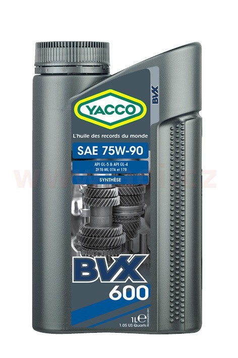 Olej do převodovky YACCO BVX 600 75W-90 - 1L