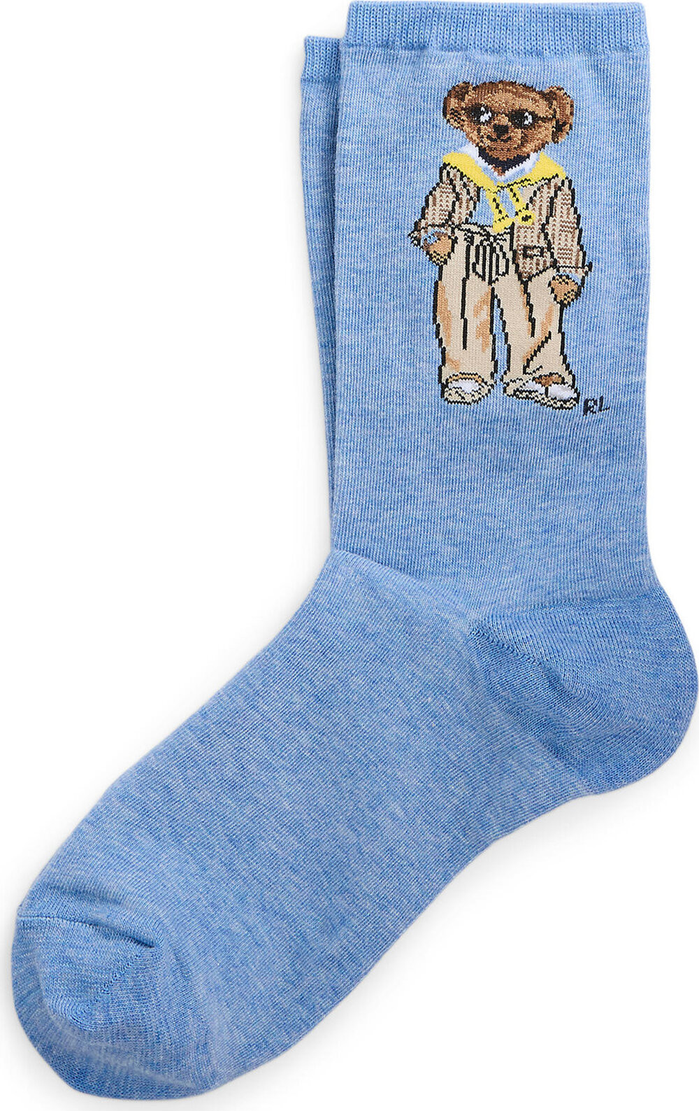 Dámské klasické ponožky Polo Ralph Lauren Spring Bear 455942325001 Turquoise/Aqua