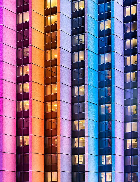 RugliG Umělecká fotografie Vivid Sydney - Colorful Skyscrapers, RugliG, (30 x 40 cm)