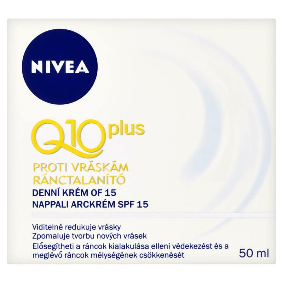 NIVEA Q10 Plus Krém proti vráskám Denní 50 ml, poškozený obal