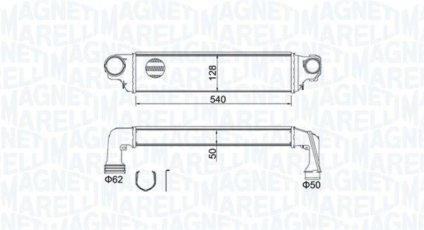 Chladič turba MAGNETI MARELLI 351319204590