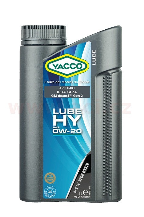 Motorový olej 0W-20 YACCO LUBE HY - 1L
