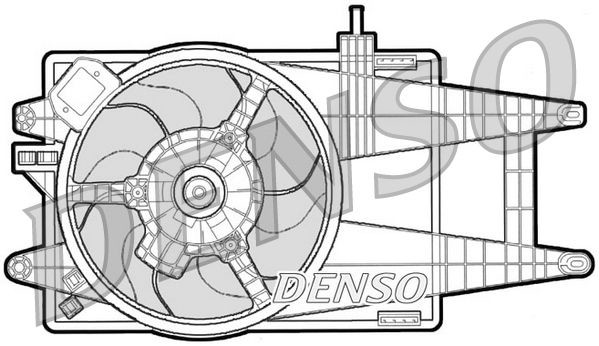 Větrák, chlazení motoru DENSO WYPRZEDA˝ DER09040