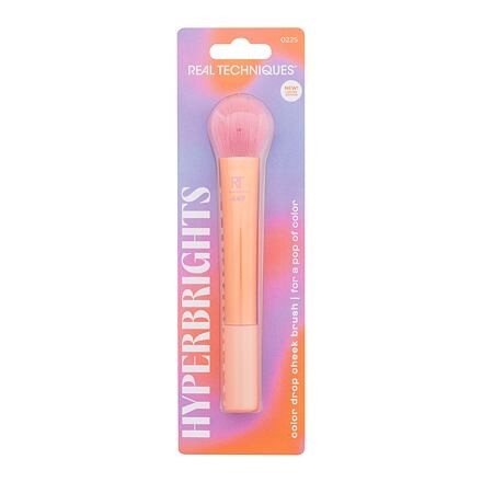 Real Techniques Hyperbrights Color Drop Cheek Brush štětec na pudrovou tvářenku a bronzer odstín oranžová