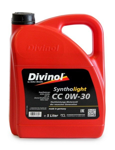 Motorový olej 0W-30 DIVINOL Syntholight CC - 5L