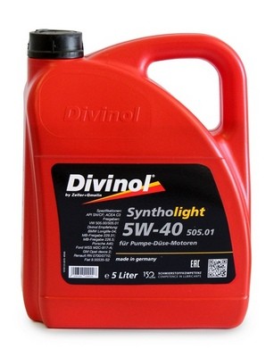 Motorový olej 5W-40 DIVINOL Syntholight 505.01 - 5L
