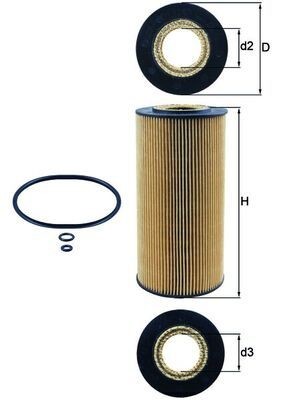 Olejový filtr KNECHT WYPRZEDA˝ OX 123/1D