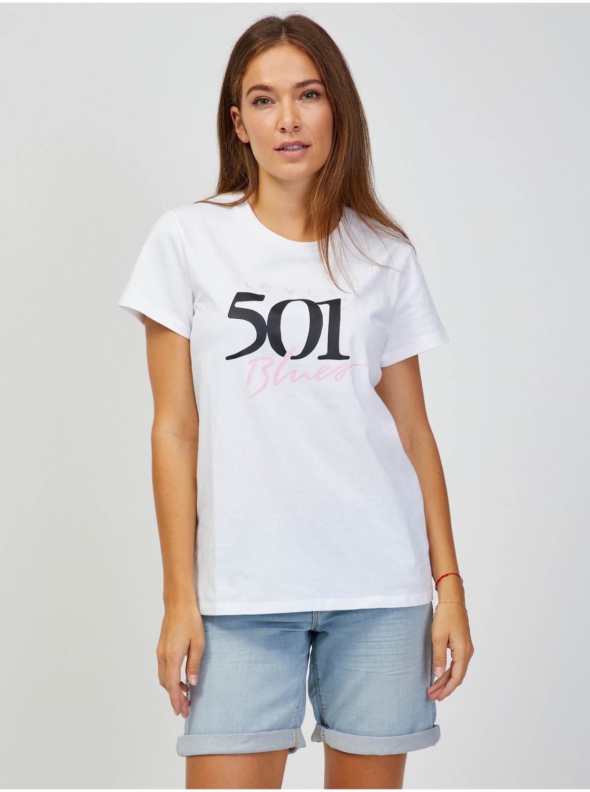 Levi's Bílé dámské tričko Levi's® 501 - Dámské