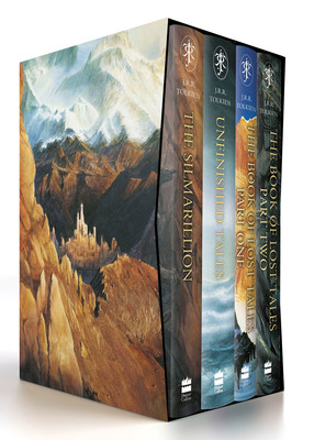 The History of Middle-Earth Box Set #1: The Silmarillion / Unfinished Tales / Book of Lost Tales, Part One / Book of Lost Tales, Part Two (Tolkien Christopher)(Pevná vazba)