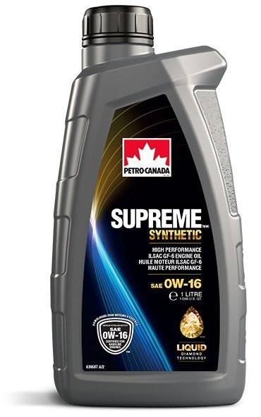Motorový olej 0W-16 Petro-Canada Supreme Synthetic - 1l