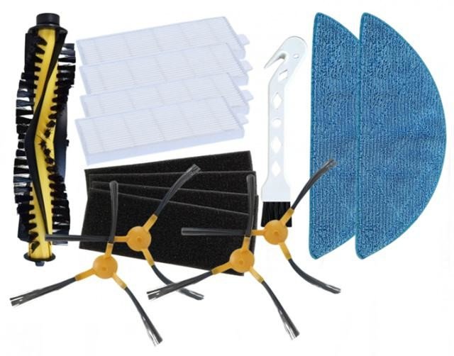 HEPA filtry, kartáče a mopy pro SENCOR SRV 9150WH, sada 16ks