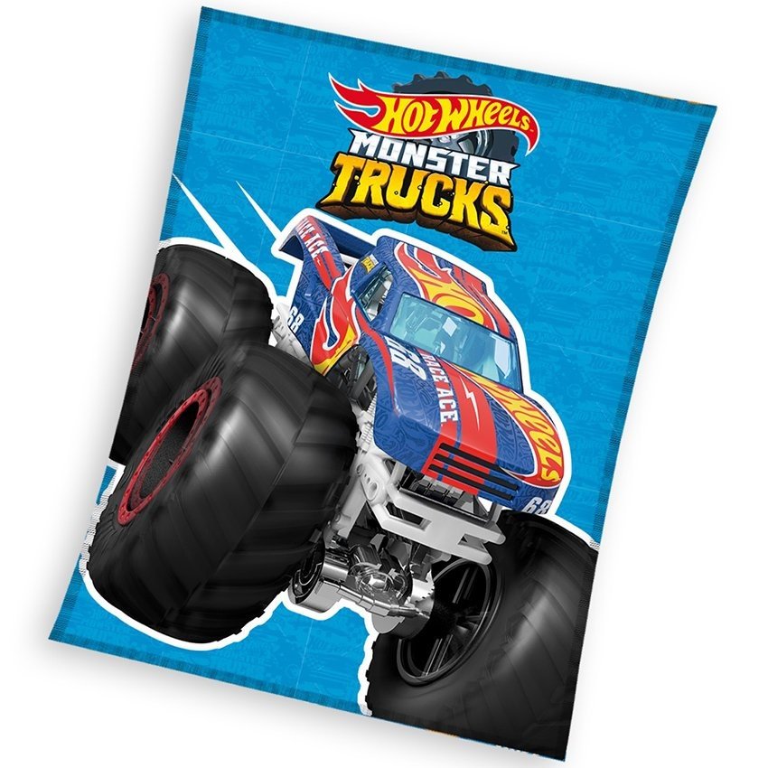 Dětská deka Hot Wheels Monster Trucks 130x170 cm