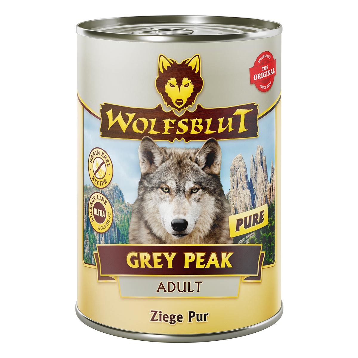 Wolfsblut Grey Peak pure 6 × 395 g