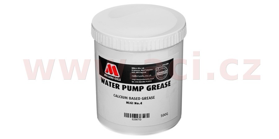MILLERS OILS Water Pump Grease - vazelína na vápenné bázi pro vodní čerpadla - 500 g