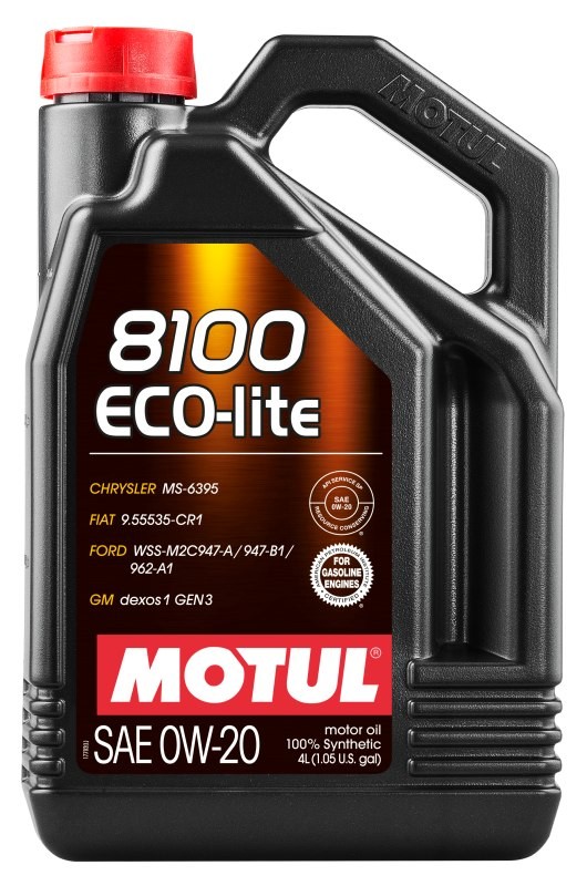 Motorový olej 0W-20 MOTUL 8100 ECO-LITE - 4L