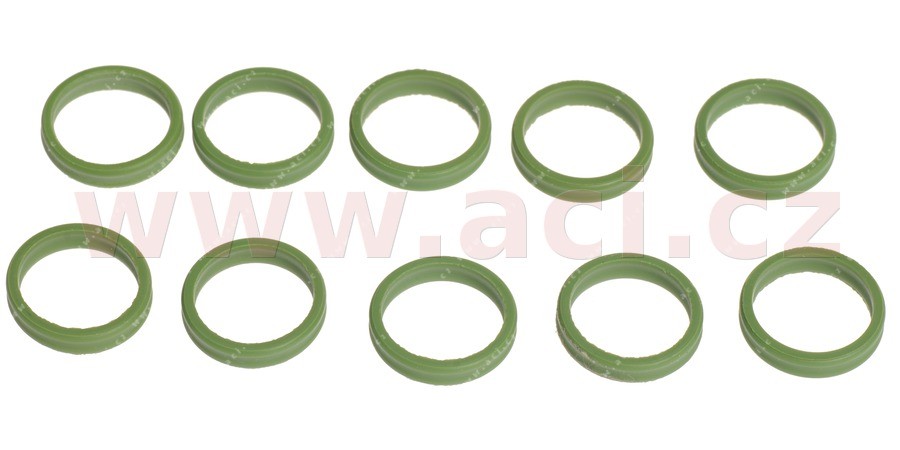 (sada 10 ks) těsnící kroužek 1,78 x 12,78 mm dvoubřitý speciální zelený