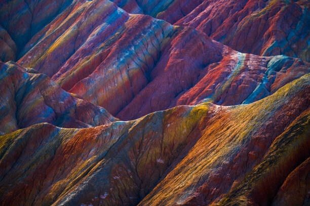 kittisun  kittayacharoenpong Umělecká fotografie Rainbow mountains, Zhangye Danxia geopark, China, kittisun  kittayacharoenpong, (40 x 26.7 cm)