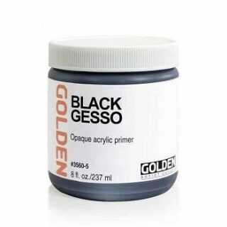 Golden 3560 Black Gesso 946ml