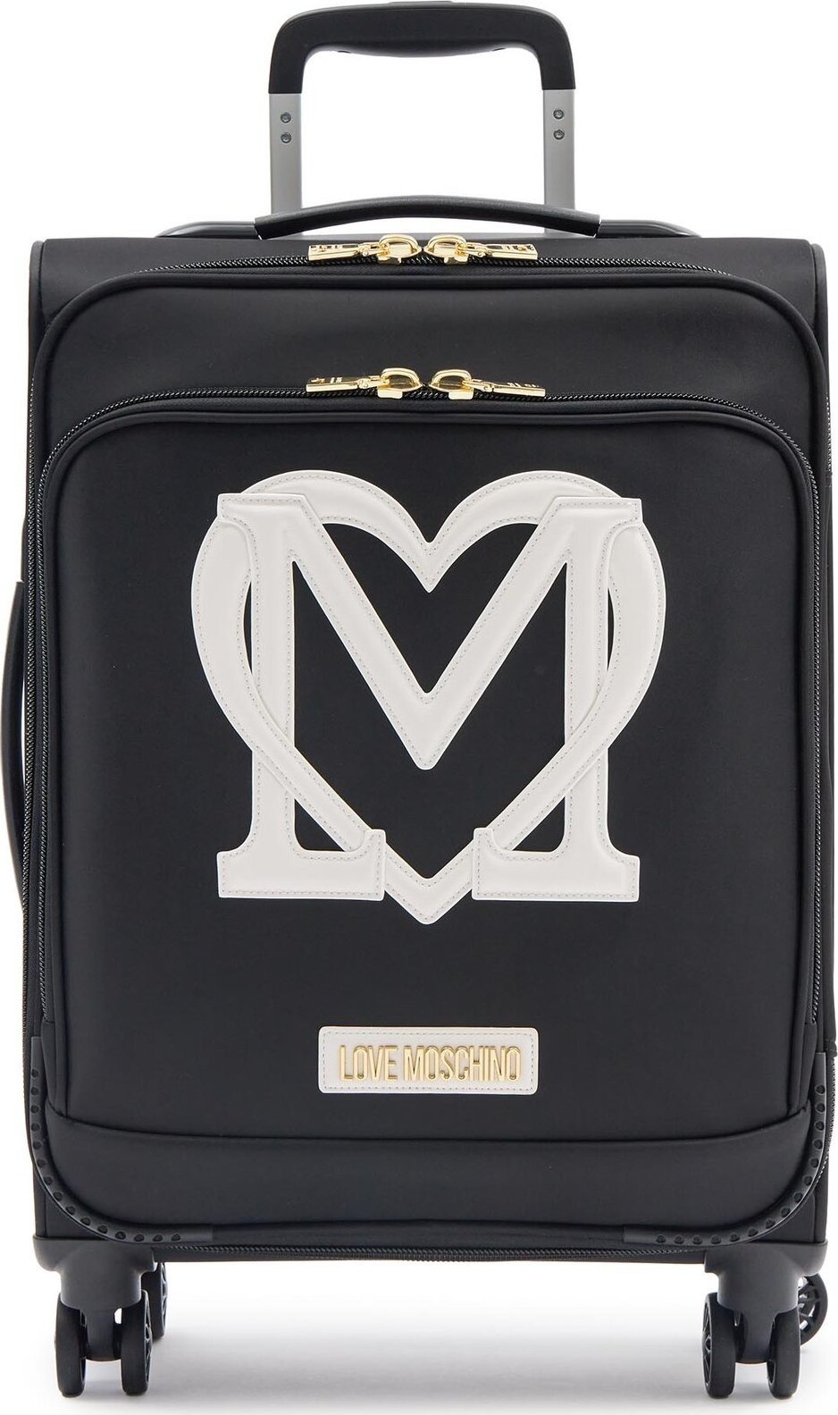 Kabinový kufr LOVE MOSCHINO JC5101PP0IKX000A Nero/Bianco