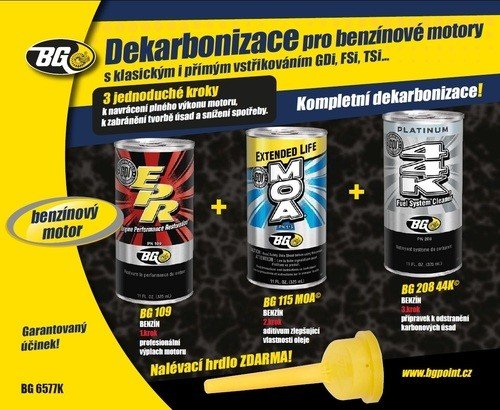 BG 6577 KIT - kompletní dekarbonizace motoru GDi, FSi, TSi - 3x325ml