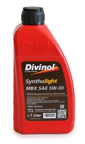 Motorový olej 5W-30 DIVINOL Syntholight MB - 1L