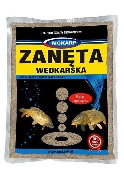 Rybářská návnada McKarp 3kg  různé příchutě, mletá