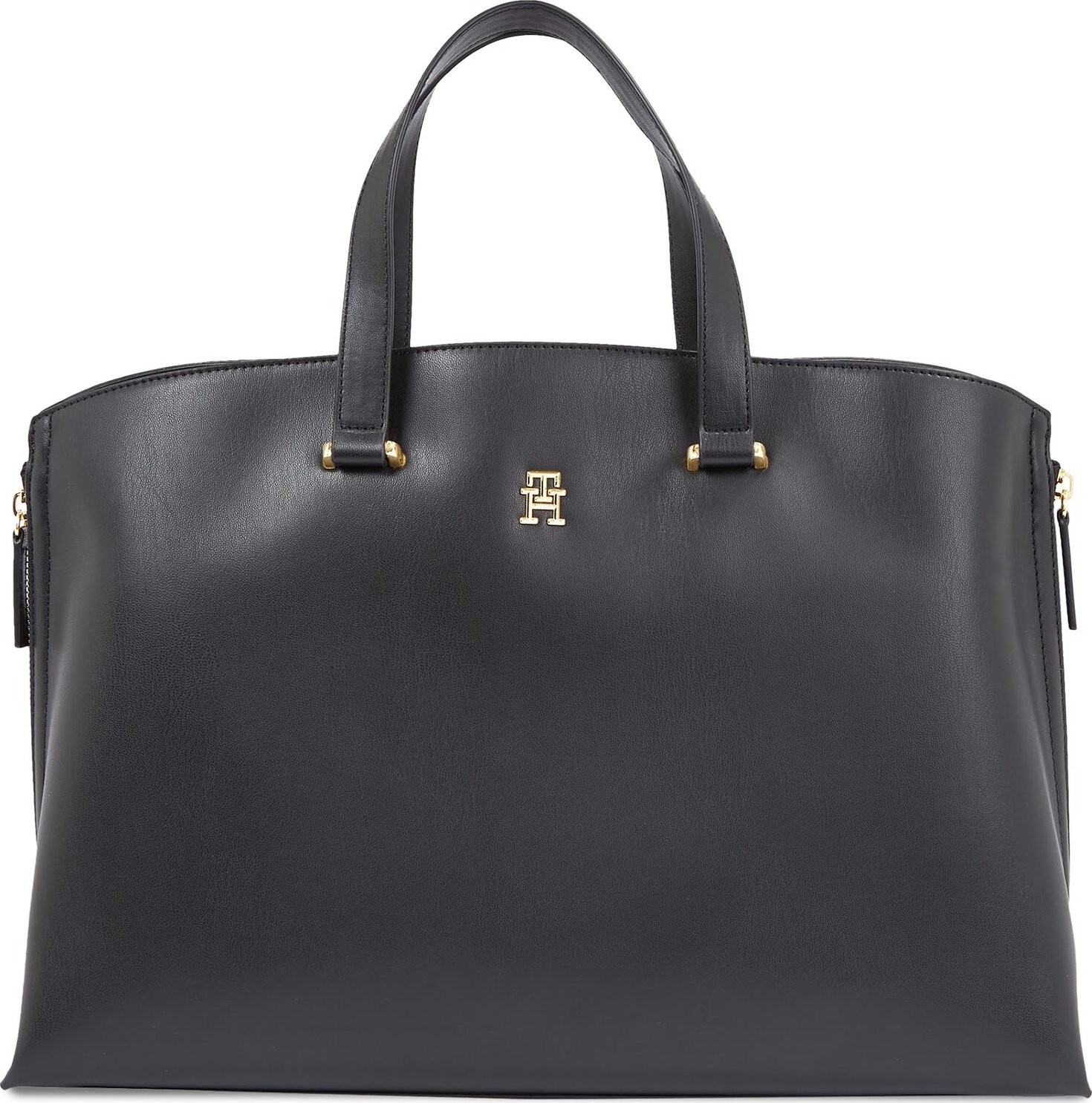 Kabelka Tommy Hilfiger Th Modern Tote AW0AW15967 Black BDS
