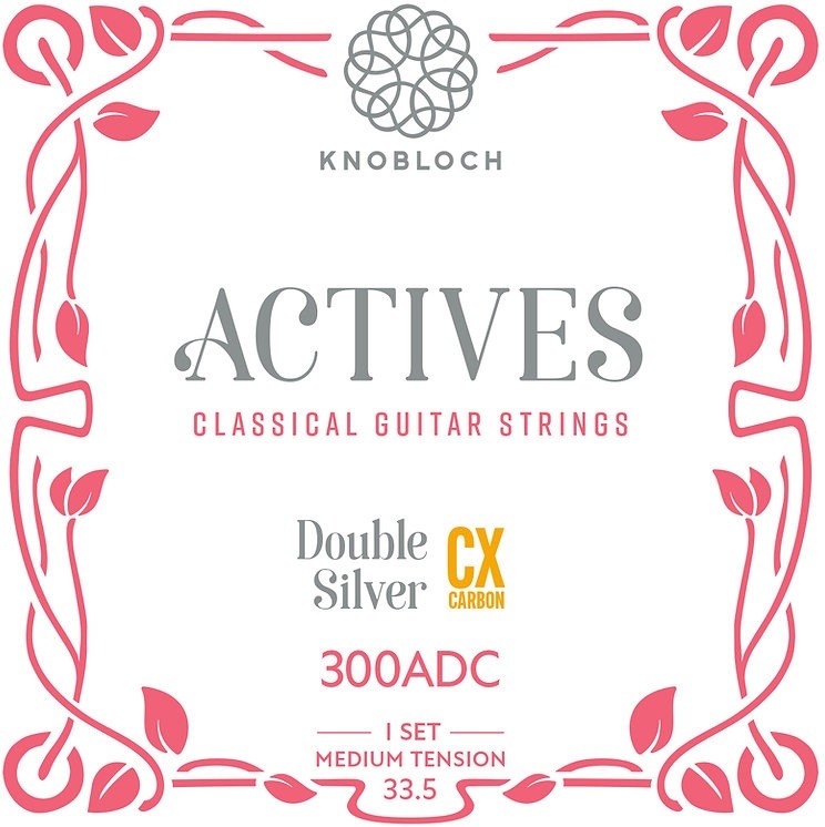 Knobloch ACTIVES Double Silver CX Carbon Medium Tension 33.5