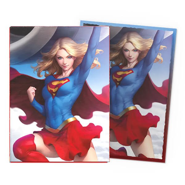 Obaly na karty Dragon Shield Brushed Art Sleeves - Supergirl – 100 ks