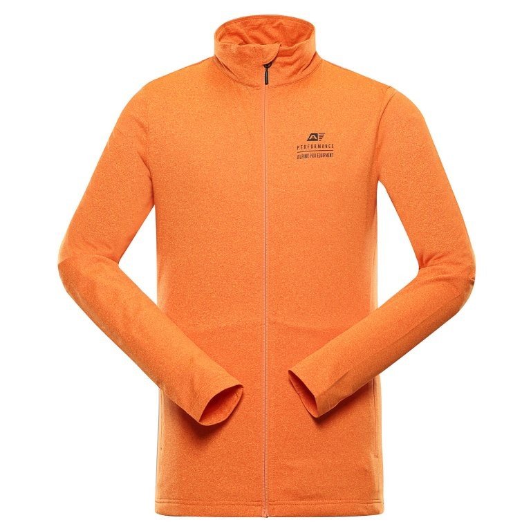 ALPINE PRO Pánská rychleschnoucí mikina GOLL orange tiger XXXL