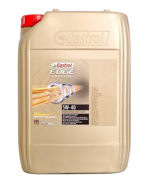 CASTROL EDGE Turbo Diesel 5W-40 20 lt CASTROL 3470060 4008177122347