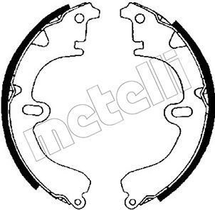 Sada brzdových čelistí METELLI 53-0417