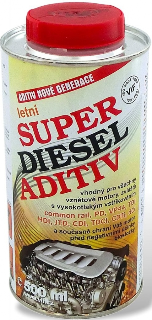 aSuper Diesel Aditiv VIF Letní - 500ml