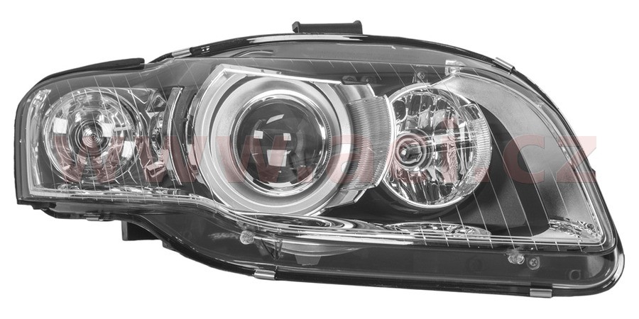 10/06- přední světlo BI-XENON D1S (bez výbojky, jednotky a žárovek, s motorkem) (aut. ovládané) P