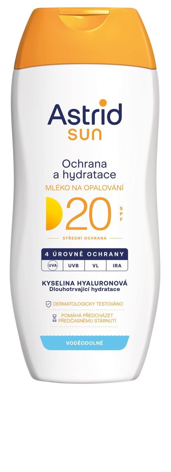 Opalovací krém Astrid F-20, 200 ml