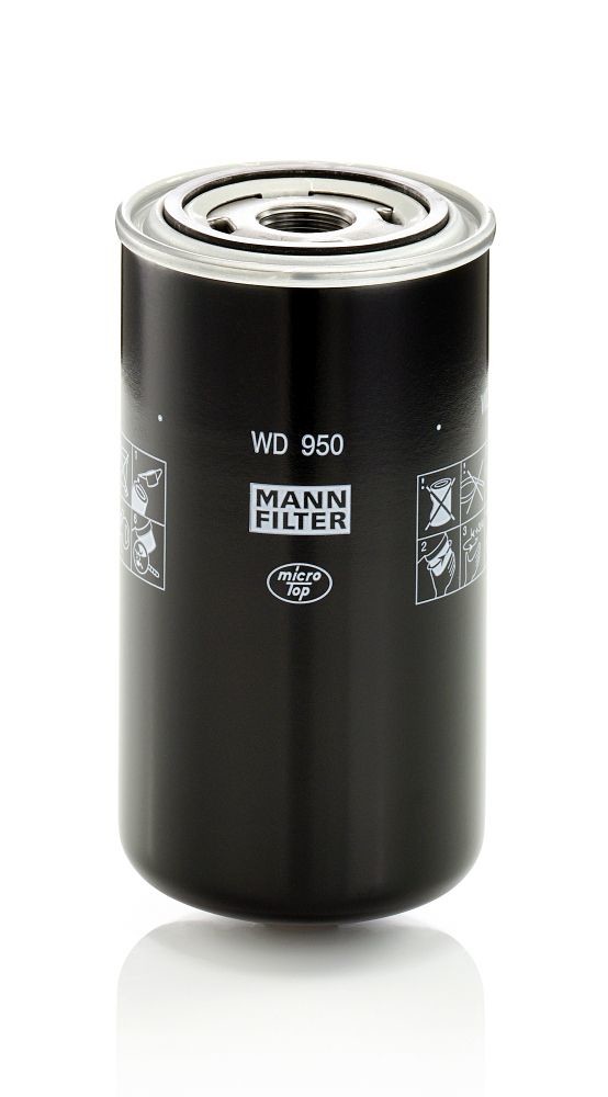 Filtr, pracovní hydraulika MANN-FILTER WD 950