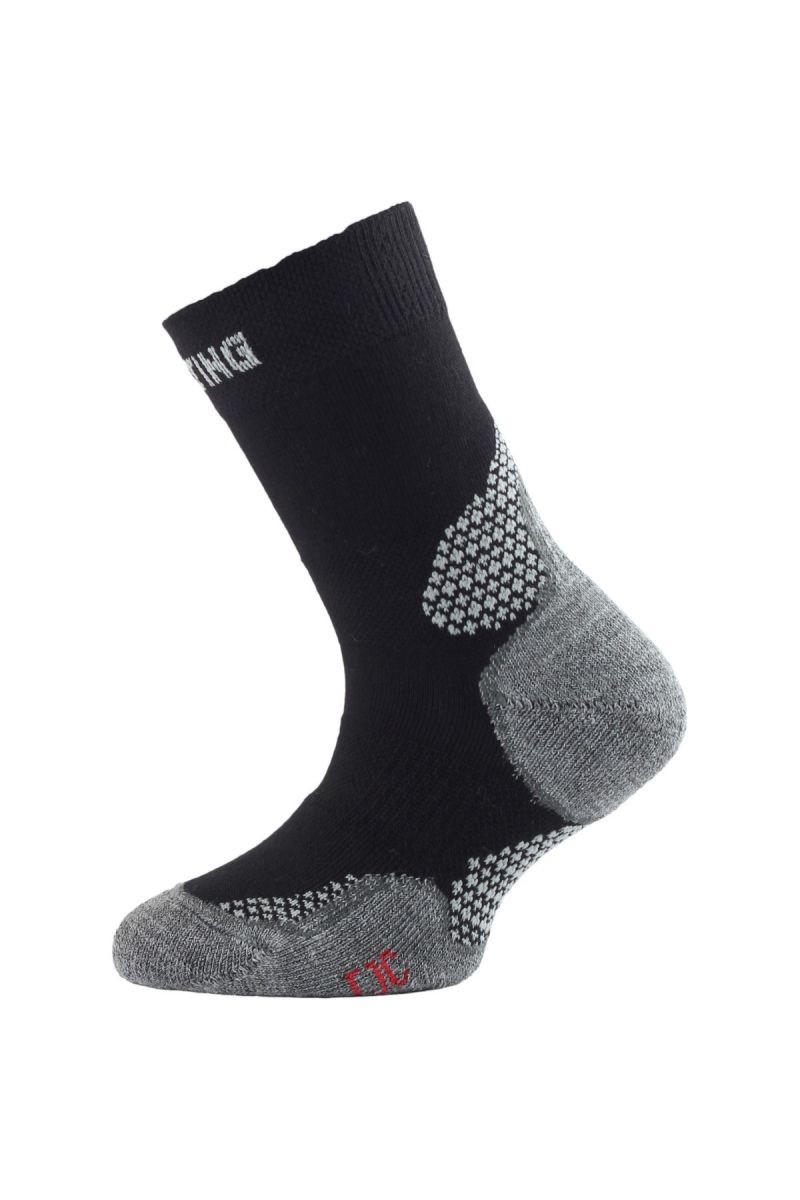 Lasting TJC 900 černá trekingová ponožka junior Velikost: (34-37) S