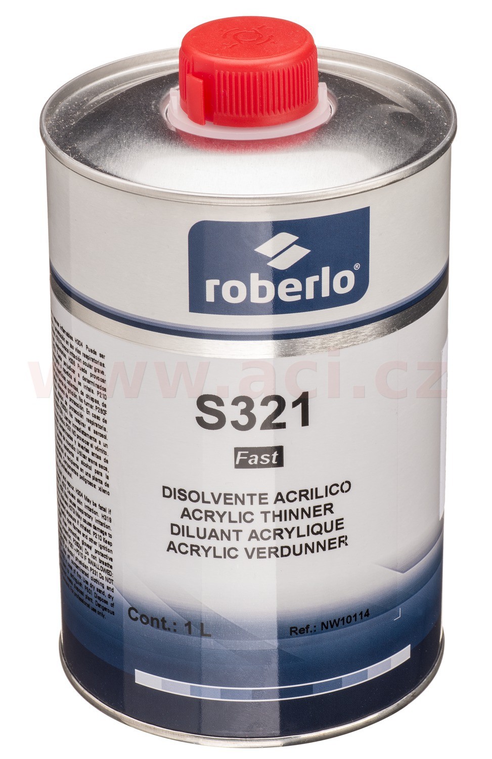 S-321 Rychlé ředidlo pro polyuretanové a akrylové čiré a základní nátěry ROBERLO 1 l