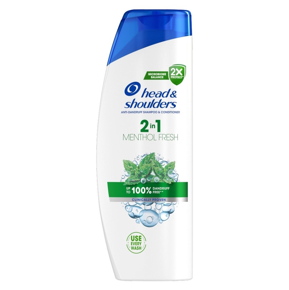 HEAD&SHOULDERS Šampon 2v1 Menthol 400 ml