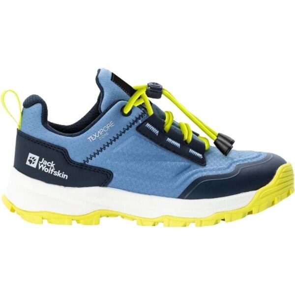 Jack Wolfskin CYROX TEXAPORE LOW K Dětské turistické boty, modrá, veľkosť 37