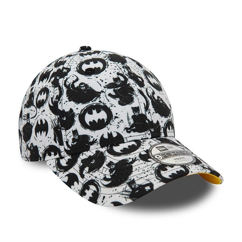 kšiltovka NEW ERA - 940K Warner Bros Chyt Super Aop 9Fifty Batman (WHI)