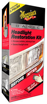 MEGUIARS Basic Headlight Restoration Kit - základní sada na oživení světel