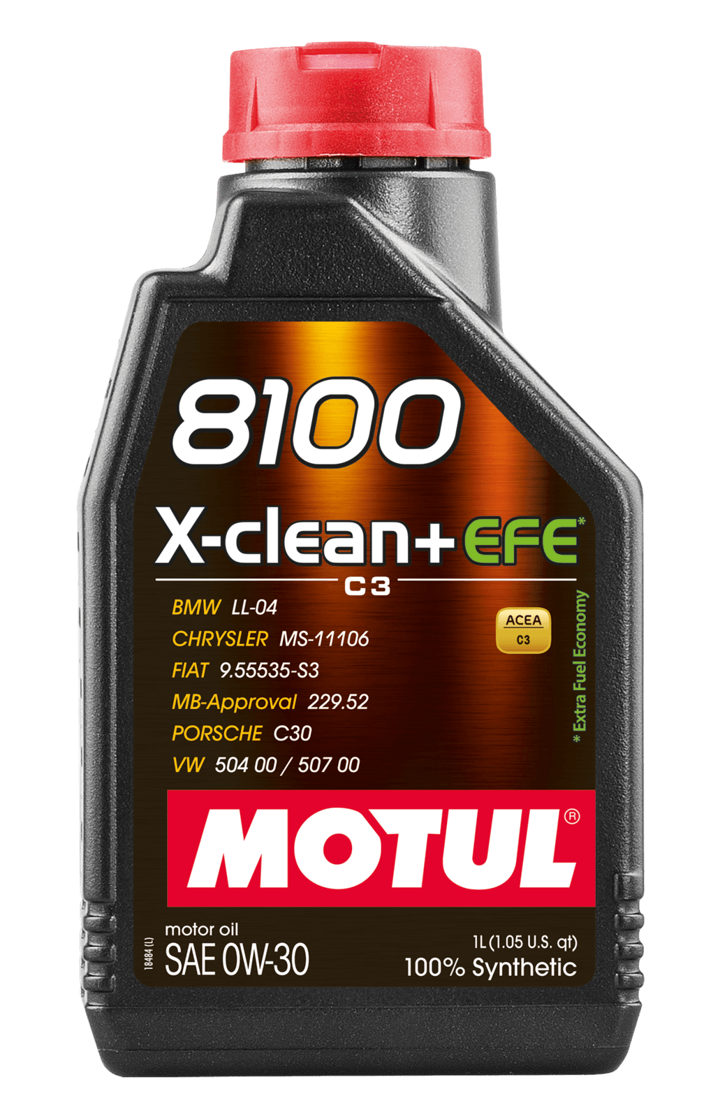 Motorový olej 0W-30 MOTUL 8100 X-CLEAN EFE - 1L