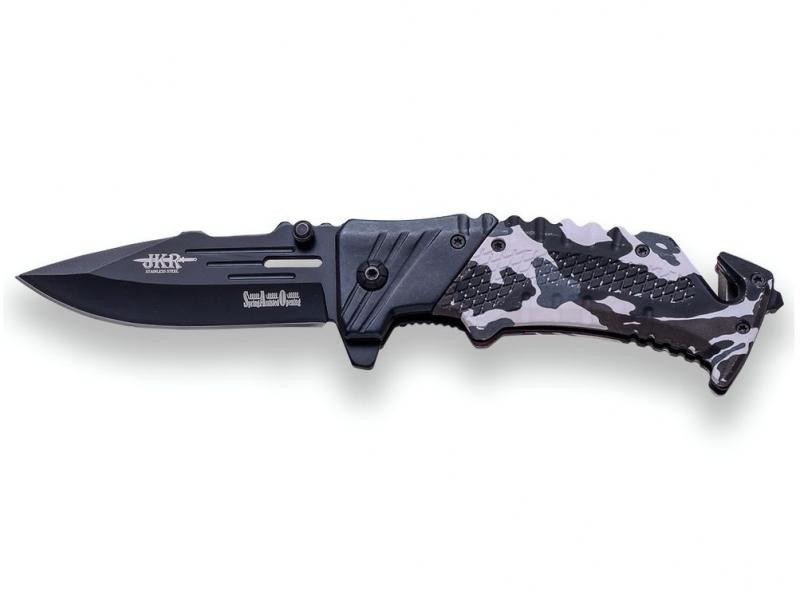 Joker záchranářský nůž SAO grey camo Fibre Handle