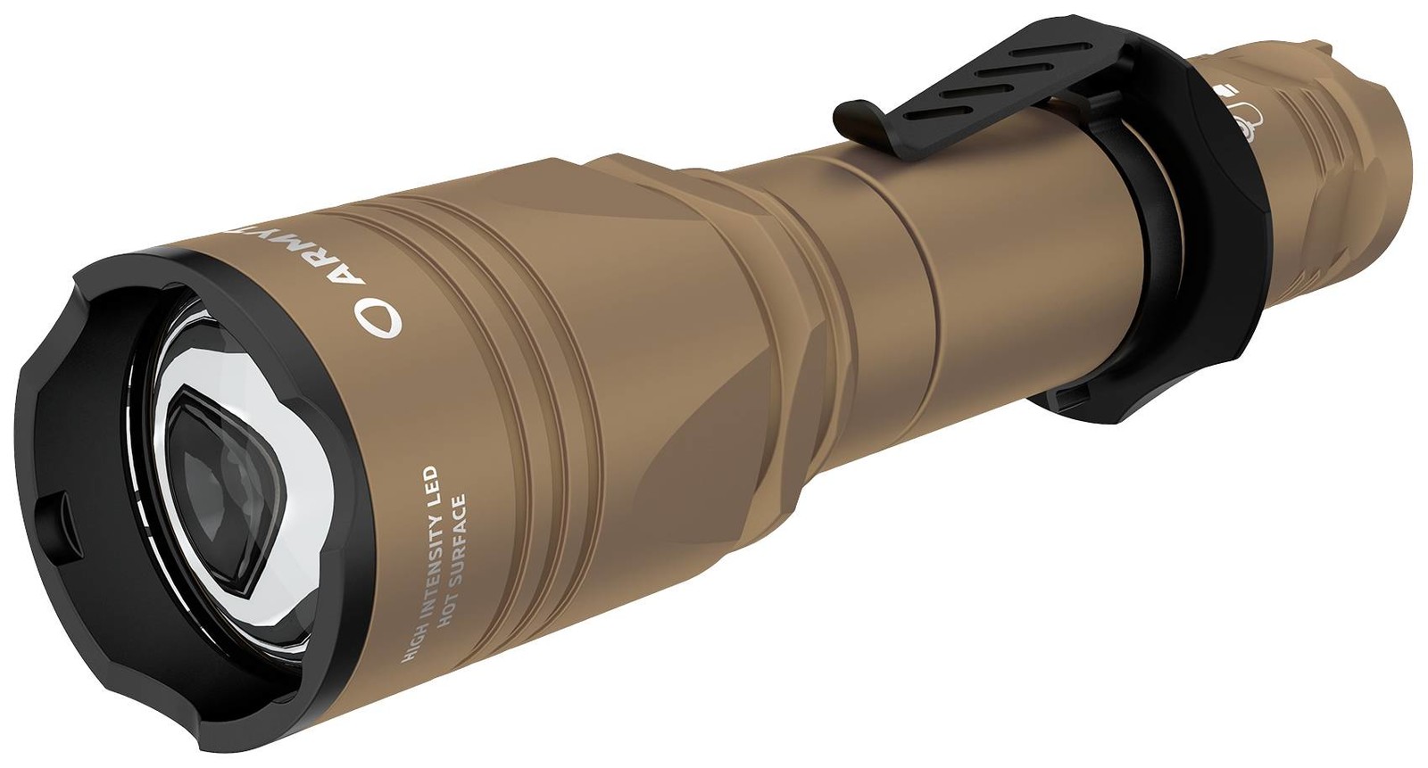 ArmyTek Dobermann Pro Magnet USB Sand Warm LED kapesní svítilna poutko na ruku, s brašnou napájeno akumulátorem 1400 lm 164 g
