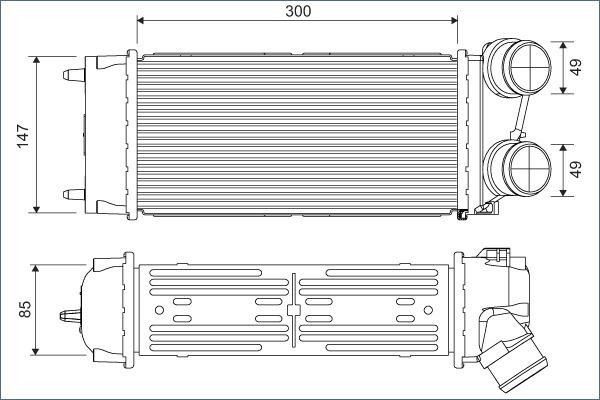 Chladič turba VALEO 817845