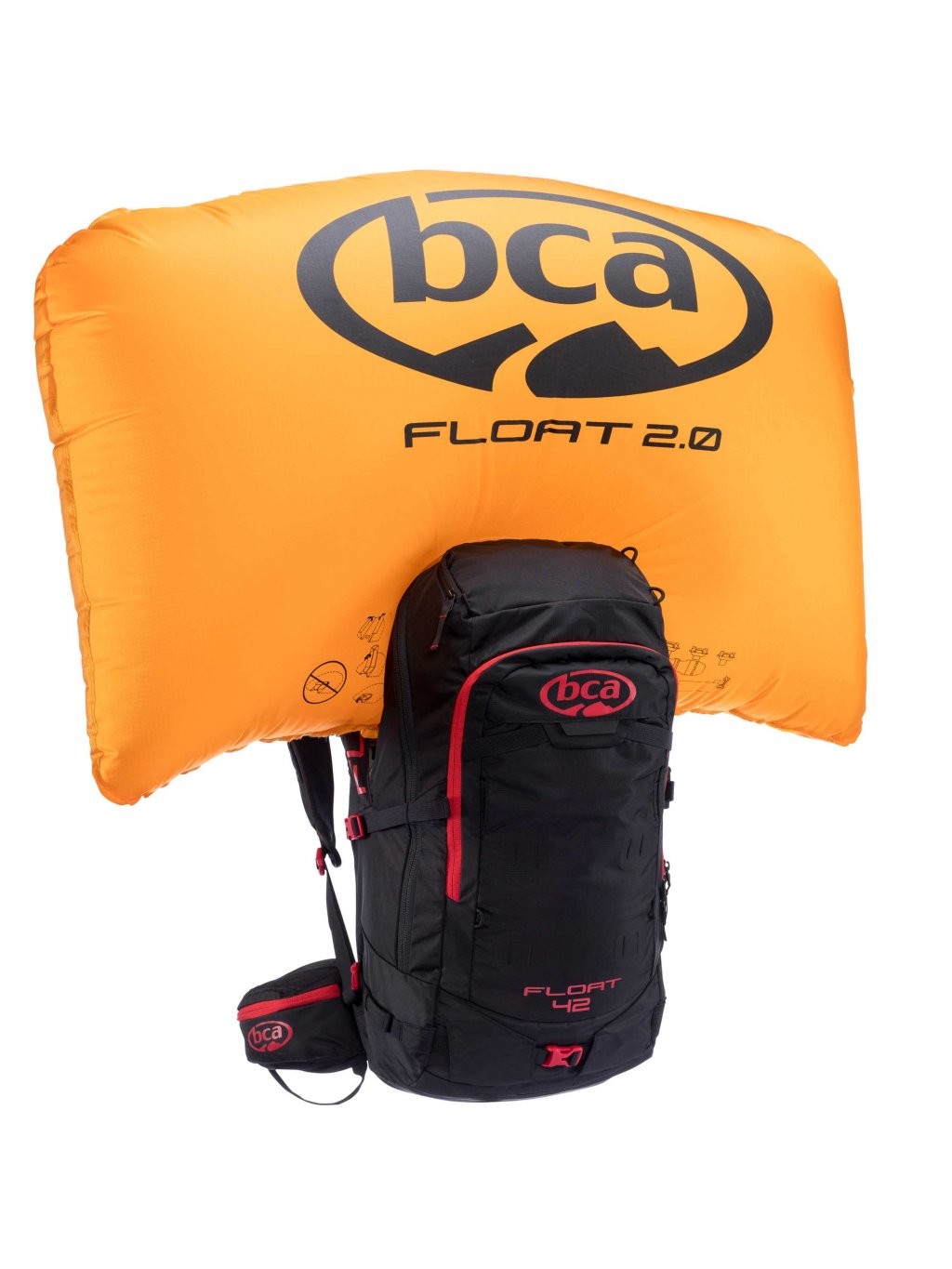 lavinový batoh BCA FLOAT 2.0 - 42 red (2021/22) - testovací model velikost: OS (UNI)